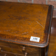 An antique Australian apprentice chest of four drawers, birdseye huon pine and cedar with kauri pine secondary timbers, circa 1875, 35cm high, 39cm wide, 28cm deep - 4