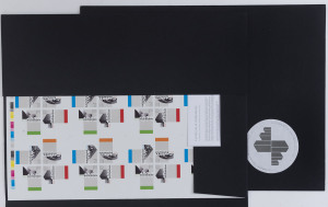 AUSTRALIA: Decimal Issues: 2007 (SG.2842) Landmarks: Modernist Australian Architecture imperforate sheets of twelve M/Ss for left and right panes, housed in acid-free folders, each with CofA, numbered '579' & '580' of 2000 respectively. (24 M/Ss in 2 sheets)
