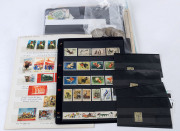CHINA: 1890s-1990s accumulation including 1895 Foochow Municipal Post issues, 1897 2c on 2ca Dowager (3, different ovpt settings), 1938-41 $5 Sun Yat-sen imperforate pair, 1970 8f Army Scout (5) unused, 1971 8f Workers (3) unused, other useful pickings p