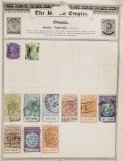 WORLD - General & Miscellaneous Lots: WORLD ARRAY IN HINTON "EMPIRE" ALBUM and Rapkin "Movaleaf" albums & in two stockbooks, with Australia incl. Roos & KGV Heads, few Australian Colonies, GB with two aged 1d Blacks (one with 4 margins), Canada, New Zeala - 3
