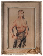 CHARLES WILLIAM BUSH (1919 - 89), The Model, pastel, signed lower right, 53 x 35cm. - 2