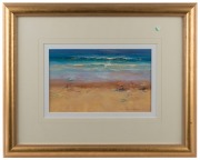 NEALE JOSEPH (b.1961) Surf beach near Terrigal, oil on board, signed lower right, 19 x 30cm. - 2