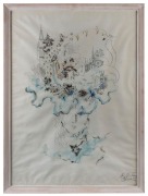 MARY VICTORIA TALBOT (b.1931), Untitled (Fantasia), ink and watercolours on paper, signed and dated 1957, lower right, 79 x 56cm - 2