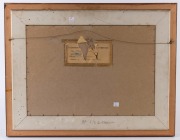 GEORGE RUSSELL (Russell) DRYSDALE (1912 - 81), Rocks at Gallery Hill, ink and watercolour, titled, initialled "R.D." and dated '61 in lower margin, 34 x 48cm. With original Tasmanian Art Society Exhibition label verso. - 3