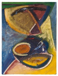 JANUS KUBICEK (Czech, 1921 -93), Untitled, oil on canvas, 40 x 30cm.