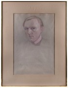 JOHN MONEY (born 1953), Portrait of David Milne, pencil and crayon, 66 x 44cm. Provenance: Gifted to Martin Sachs by David Milne. - 2