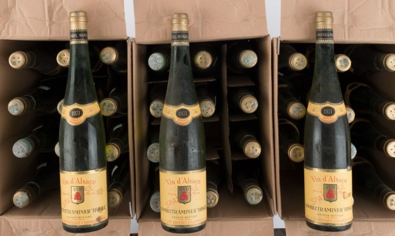 1971 Hugel Spätlese Gewürztraminer, Alsace, FRANCE, (36 bottles).