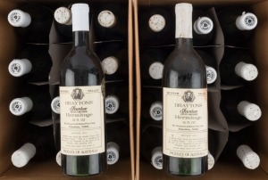 1974 Drayton’s Hermitage, Ivanhoe, Hunter Valley, New South Wales, (24 bottles).