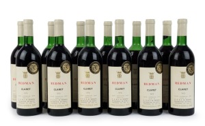 1975 Redman Claret Coonawarra, South Australia, (12 bottles).