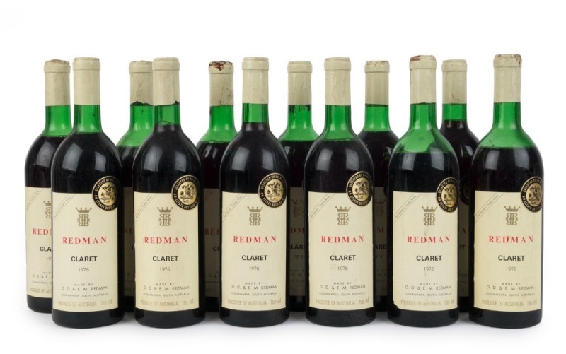 1976 Redman Claret Coonawarra, South Australia, (12 bottles).