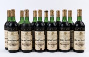 1974 Taylor’s Cabernet Sauvignon, Clare Valley, South Australia (12 bottles).