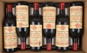 1980 Tyrrell’s Dry Red Vat 94 Cabernet Shiraz Malbec, Hunter Valley, New South Wales, (12 bottles).