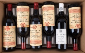 1980 Lake’s Folly Dry Red Hunter Valley, New South Wales (4 bottles) and 1980 Tyrrell's Vat 5 Dry Red, Hunter Valley, New South Wales (8 bottles). Total: 12 bottles.