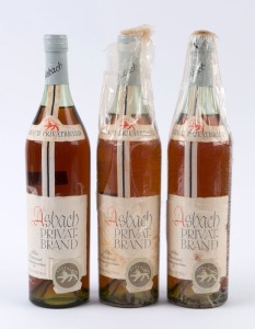 BRANDY: Asbach Privat-Brand, 8 year-old wine barrel matured brandy, 700ml, 1970s, (3 bottles).