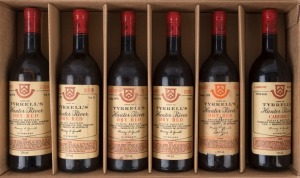 1978 Tyrrell’s Dry Red (Shiraz) Vat 11, (5 bottles) and 1978 Tyrrell’s Cabernet Carbonic Maceration (1 bottle), Hunter Valley, New South Wales, Total: 6 bottles.
