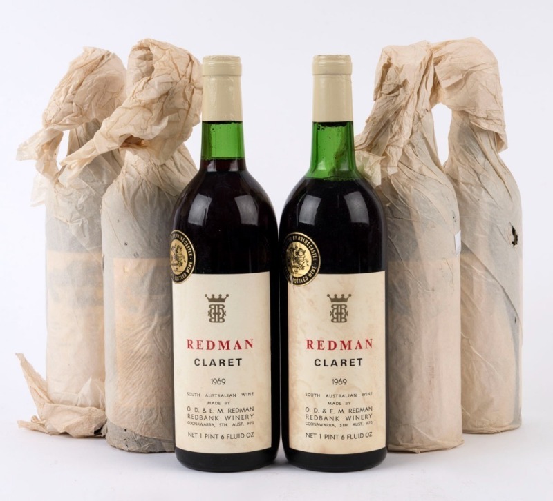 1969 Redman Claret, Coonawarra, South Australia. (6 bottles).