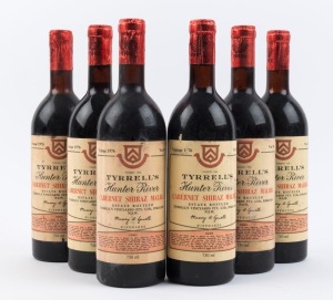 1976 Tyrrell's Cabernet Shiraz Malbec, Estate Bottled Vat 94, Hunter Valley, New South Wales, (6 bottles).