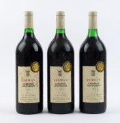 1977 Redman, Cabernet Sauvignon, Coonawarra, South Australia, 1500ml, (3 magnums).