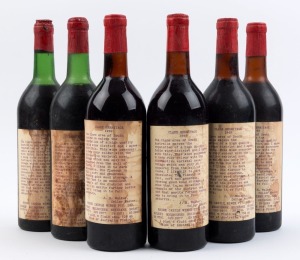 1969 Rhine Castle Clare Hermitage, Clare Valley, South Australia, (6 bottles).