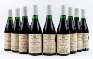 1974 Draytons Bellevue Estate Cabernet-Hermitage Bin 7480 (2 bottles) and 1975 Bellevue Estate Cabernet-Hermitage (7 bottles), Hunter Valley, New South Wales, (Total: 9 bottles).