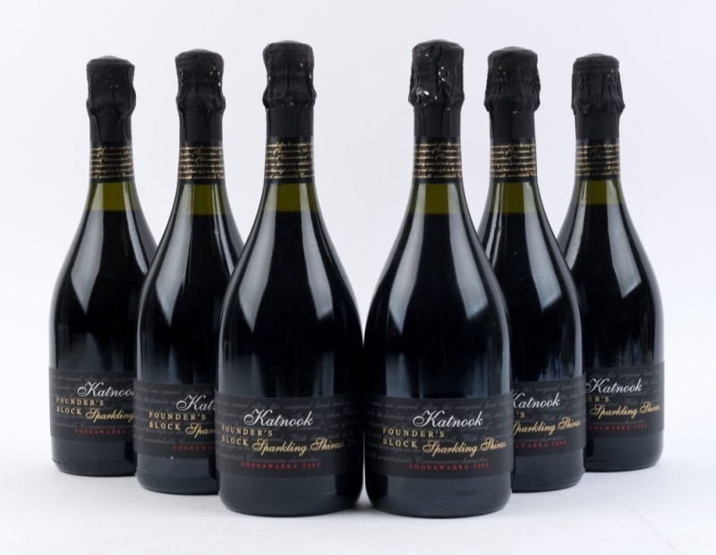 2005 Katnook Estate Founder’s Block Sparkling Shiraz, Coonawarra, South Australia, (6 bottles).