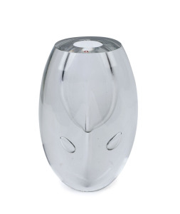 TIMO SARPANEVA "Claritas" glass vase for ITTALA, with original factory label, 28cm high