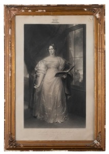 The Duke & Duchess of Rutland, 2 x antique engravings, each ​83 x 57cm overall