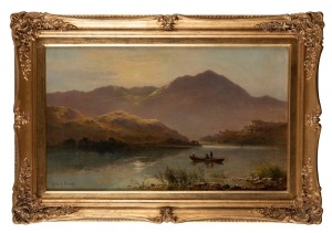 ALFRED DE BREANSKI senior (1852-1928), Loch Achray, oil on canvas, signed lower left "Alfed de Breanski", 30 x 49cm, 42 x 62cm overall. PROVENANCE: The Jason E. Sprague Collection, Melbourne.