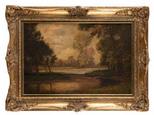 THOMAS SEYMOUR (Britain, 1844-1904), Valley of the Ouse, oil on canvas, signed lower left "Tom Seymour", 39 x 60cm, 58 x 78cm overall. PROVENANCE: The Jason E. Sprague Collection, Melbourne.