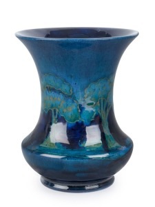 MOORCROFT "Moonlit Blue" English pottery vase, impressed "Moorcroft, Made In England", ​12cm high