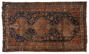 A South West Persian hand-knotted rug, 19th/20th century, ​​​​​​​264 163cm