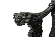 An antique Chinese carver chair with carved dragon motif, 19th century, 104cm high, 65cm across the arms - 2