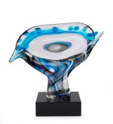 SERGIO COSTANTINI Murano glass sculpture, signed "S. Costantini", ​​​​​​​43cm high, 47cm wide