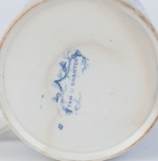 CLYDE POTTERY "TAM O'SHANTER" English blue and white porcelain mug, early 19th century, stamped "Tam O'Shanter", 10cm high, 12.5cm wide - 3