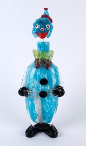 A Murano glass clown decanter, 40cm high