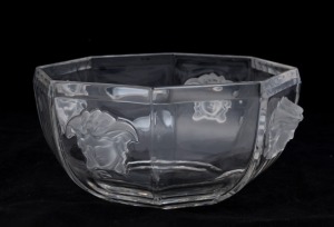 VERSACE "Medusa" Rosenthal glass bowl, 9cm high, 18cm wide