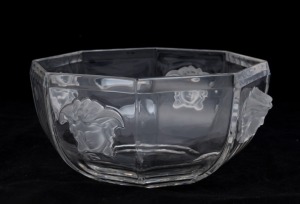 VERSACE "Medusa" Rosenthal glass bowl, ​​​​​​​9cm high, 18cm wide