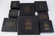 VERSACE "MEDAILLON MEANDRE D'OR" Rosenthal porcelain dinner place setting for one (9 pieces), in original boxes. (missing the jug) - 2