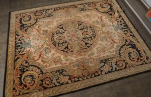 A French Aubusson style rug, 20th century, 320 x 240cm