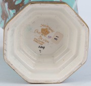 CROWN DEVON "Mattajade" English Art Deco porcelain dragon vase, circa 1920s, ​​​​​​​factory mark to base, 20cm high - 2