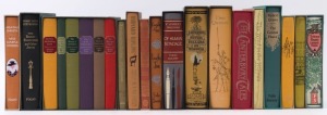 FOLIO SOCIETY CLASSICS: A collection of Folio Society editions including a boxed set of 6 by Thomas Hardy and others by T.E. Lawrence, R.L. Stevenson, Rudyard Kipling, Conan Doyle, Kingsley Amis, Chaucer, Cervantes, Maugham, Graves, Grahame and others, (2