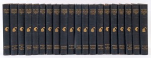 HAMMERTON, A.J. (ed.), The New Punch Library in 20 Volumes, [The Educational Book Co. Ltd., London], circa 1930s, attractive set in deep blue buckram with gilt spine titling and punch motif. Each volume has a colour frontis tipped in plate.