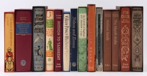 A FOLIO SOCIETY collection of hardcover books on historical subjects. Lovely group, (14 volumes).