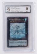 1996 KAZUKI TAKAHASHI - YU-GI-OH MANGA TRADING CARD: Number 17: Leviathan Dragon, 1st edition #GENF-EN039 Ghost; CGA graded '9 Mint'.