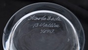 KOSTA BODA Spin series Swedish art glass vase by Bertil Vallien, signature to base, 19cm high - 2