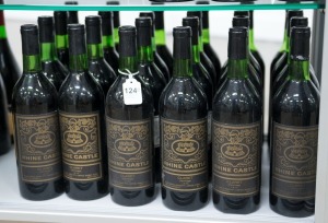 1970 Rhine Castle (Hermitage) Shiraz, South Australia, (24 bottles).  