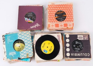 Collection of assorted vintage 45's including The Beatles, Elvis, Nancy Sinatra, Scott McKenzie, Canned Heat, The Monkees and more, (100+) 