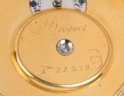 BREGUET antique French pocket chronometer in silver case with Arabic numerals on enamel dial marked "Breguet, A. Paris" , ​​​​​​​7.5cm high overall - 3