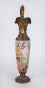 An antique porcelain mantel ewer with gilt metal mounts, 51cm high - 2