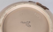 CLARICE CLIFF English Art Deco porcelain bowl, circa 1920s, stamped "Clarice Cliff Newport Pottery Co. England", ​​​​​​​10cm high, 18cm diameter - 2